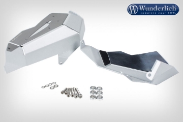 Toon details van Valve cover & cylinder protectors dakar left + right - silver Wunderlich Afbeeldingen van Valve cover & cylinder protectors dakar left + right - silver Wunderlich