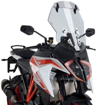 Toon details van Vervangingsruit touring met opzetruitje Puig KTM 1290 Superduke GT '19- Afbeeldingen van Vervangingsruit touring met opzetruitje Puig KTM 1290 Superduke GT '19-