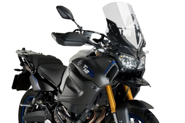 Afbeeldingen van Voorspatbord/snavel verlenger mat zwart Puig Yamaha XT1200Z Super Tenere '14-