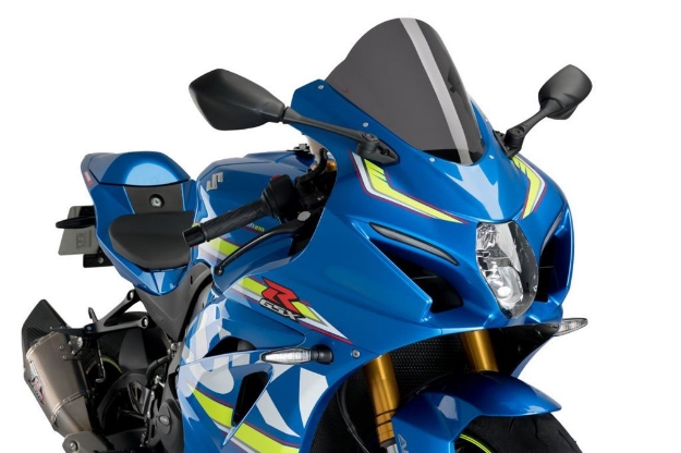 Afbeeldingen van Vervangingsruit Puig Jetstream R-Racer Suzuki GSX-R1000 '17--donker getint