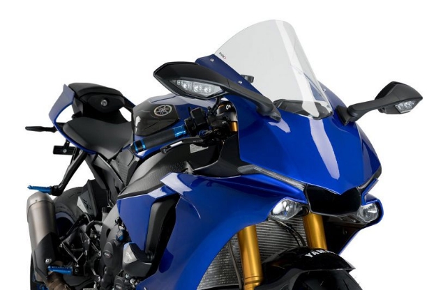 Afbeeldingen van Vervangingsruit R-Racer Puig Yamaha YZF-R1 '15-19 / R1M '17-19 transparant
