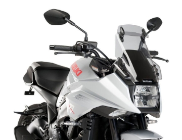 Toon details van Vervangingsruit touring met opzetruitje licht getint Puig Suzuki Katana 1000 '19- Afbeeldingen van Vervangingsruit touring met opzetruitje licht getint Puig Suzuki Katana 1000 '19-