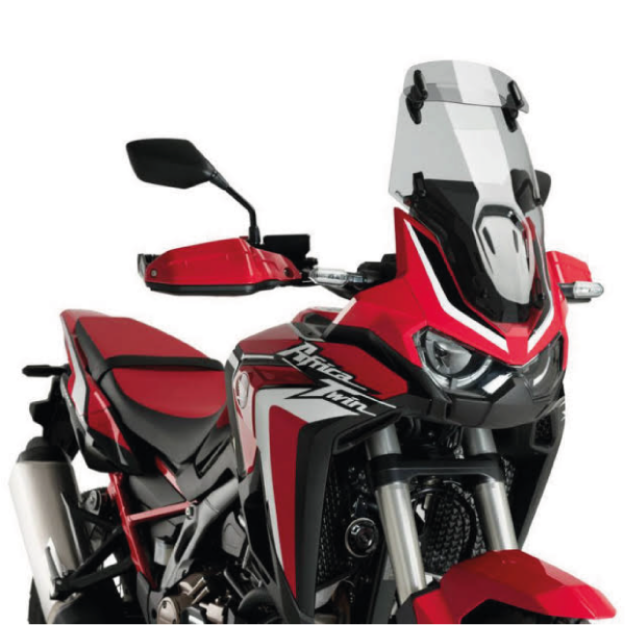 Afbeeldingen van Vervangingsruit touring met opzetruitje licht getint Puig Honda CRF1100 '20-