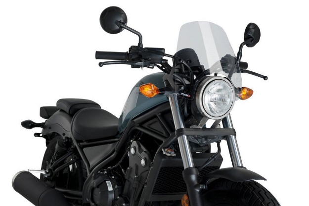 Afbeeldingen van Windscherm Puig model New Generation Honda CMX 300 / 500 Rebel '17-