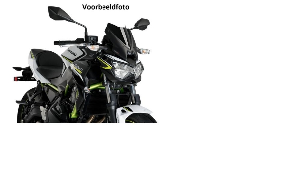 Afbeeldingen van Vervangingsruit naked bike Sport Puig Kawasaki Z650 '20--carbon look