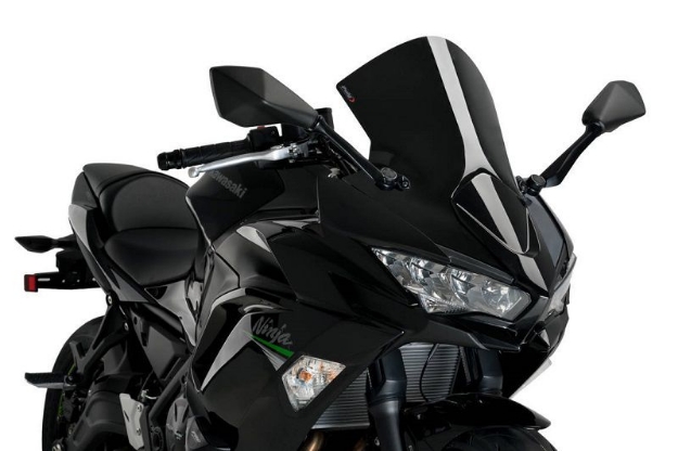 Afbeeldingen van Vervangingsruit Puig Jetstream R Kawasaki Ninja 650 '20- -zwart