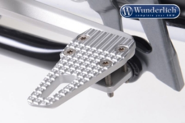 Toon details van Brake lever enlargement BMW R1200R(S) LC - silver Wunderlich Afbeeldingen van Brake lever enlargement BMW R1200R(S) LC - silver Wunderlich