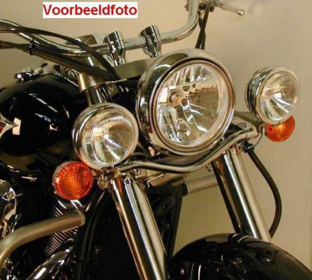 Afbeeldingen van Custom Twinlight Set Hepco&Becker chroom Suzuki VL1500LC INTRUDER