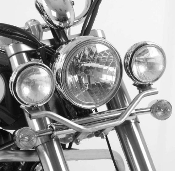 Toon details van Custom Twinlight Set Hepco&Becker chroom Triumph Bonneville America/ Speedmaster Afbeeldingen van Custom Twinlight Set Hepco&Becker chroom Triumph Bonneville America/ Speedmaster