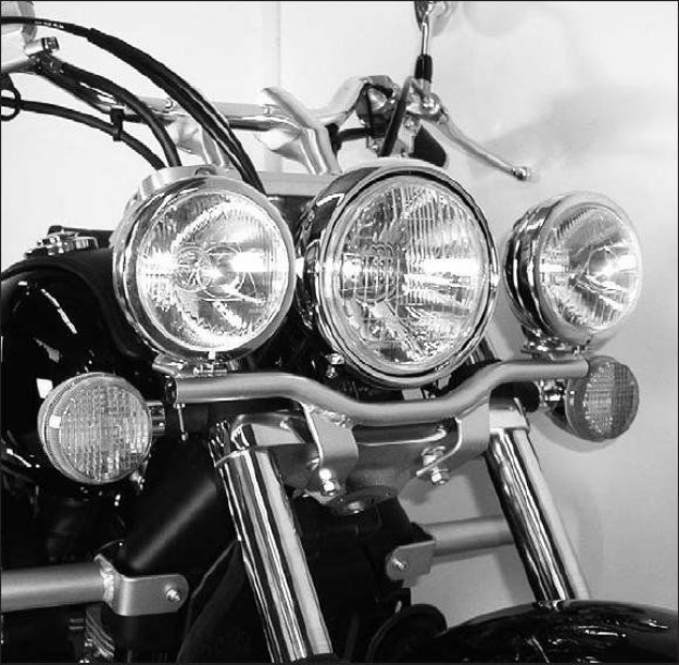 Afbeeldingen van Custom Twinlight Set Hepco&Becker chroom Honda VT750DC Shadow Spirit 2007-