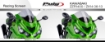 Afbeeldingen van Vervangingsruit Puig Jetstream Kawasaki ZZR1400 '06-