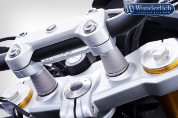 Toon details van Handlebar riser ERGO 25mm BMW G310GS/R - silver Wunderlich Afbeeldingen van Handlebar riser ERGO 25mm BMW G310GS/R - silver Wunderlich