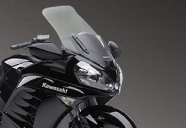 Afbeeldingen van Vervangingsruit standaard Kawasaki GTR1400 '07-'14-licht getint