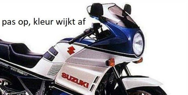 Afbeeldingen van Vervangingsruit standaard Suzuki GSX1100ESD-Licht getint