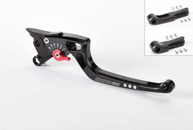 Afbeeldingen van ABM Synto EVO remhendel BMW R1200GS LC / Adventure zwart/rood (BH32SE)
