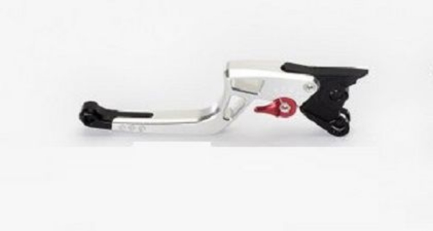 Afbeeldingen van ABM Synto EVO remhendel diverse Ducati modellen zilver/rood (BKH4SE)