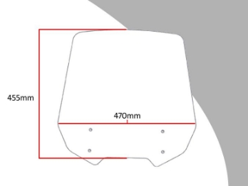 Toon details van Vervangingsruit touring Honda NT700V Deauville '06- Afbeeldingen van Vervangingsruit touring Honda NT700V Deauville '06-