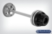 Afbeeldingen van Crash pad hub cover diverse BMW modellen - silver Wunderlich