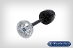 Afbeeldingen van Crash pad hub cover diverse BMW modellen - silver Wunderlich