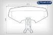 Afbeeldingen van Screen Deflector VARIO-ERGO 3D+ diverse BMW modellen - smoked grey Wunderlich