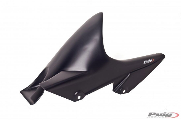 Afbeeldingen van Achterspatbord zwart Puig Kawasaki Z1000 '07-09 / Z750R '11-12