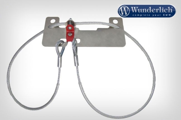 Afbeeldingen van Helmet anti-theft system HelmLock BMW R1200R(S) LC - silver Wunderlich
