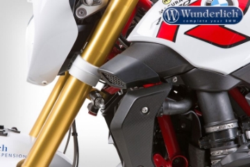 Toon details van Intake pipe cover BMW R1200R LC - black Wunderlich Afbeeldingen van Intake pipe cover BMW R1200R LC - black Wunderlich