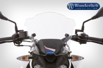 Toon details van Windscreen SPORT BMW G310R - clear Wunderlich Afbeeldingen van Windscreen SPORT BMW G310R - clear Wunderlich
