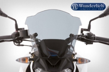 Toon details van Windscreen SPORT BMW G310R - smoked grey Wunderlich Afbeeldingen van Windscreen SPORT BMW G310R - smoked grey Wunderlich