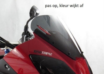 Toon details van Adventure sports screen Triumph Tiger 1050 '07-'14/ Tiger 1050 Sport '13-'15 (230mm) -zwart Afbeeldingen van Adventure sports screen Triumph Tiger 1050 '07-'14/ Tiger 1050 Sport '13-'15 (230mm) -zwart