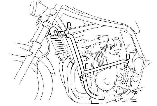Afbeeldingen van Valbeugel zwart Hepco&Becker Suzuki GSF1200N/S BANDIT '96-00