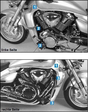 Toon details van Valbeugel chroom Hepco&Becker Suzuki M1800R Intruder '06- Afbeeldingen van Valbeugel chroom Hepco&Becker Suzuki M1800R Intruder '06-
