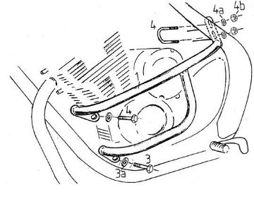 Toon details van Valbeugel chroom Hepco&Becker Yamaha XJ600N/S DIVERSION '91-95 Afbeeldingen van Valbeugel chroom Hepco&Becker Yamaha XJ600N/S DIVERSION '91-95