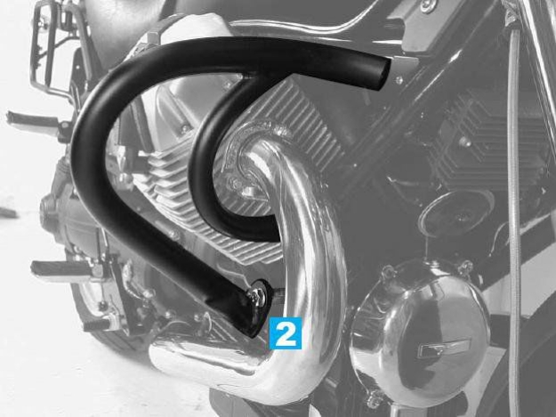 Afbeeldingen van Valbeugel zwart Hepco&Becker Moto Guzzi C940 Bellagio '07- /Aquila Nera '06-