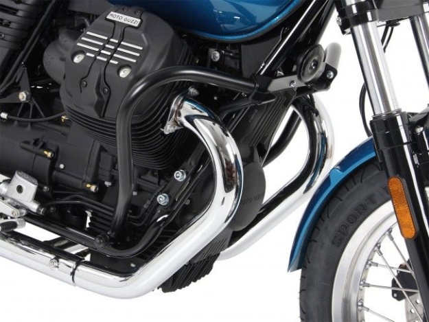 Afbeeldingen van Valbeugel zwart Hepco&Becker Moto Guzzi V7 III Carbon/ Milano/ Rough '18-20