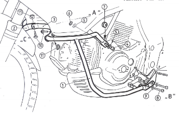 Toon details van Valbeugel zwart Hepco&Becker voor Cagiva GRAN CANYON 900 '98-99 Afbeeldingen van Valbeugel zwart Hepco&Becker voor Cagiva GRAN CANYON 900 '98-99