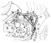 Afbeeldingen van Valbeugel zwart Hepco&Becker voor Triumph TIGER 955I '01-06