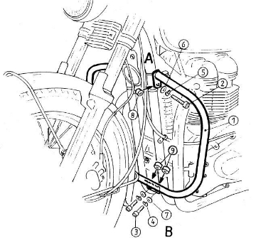 Toon details van Valbeugel Hepco&Becker chroom Triumph Thruxton '04-15 Afbeeldingen van Valbeugel Hepco&Becker chroom Triumph Thruxton '04-15