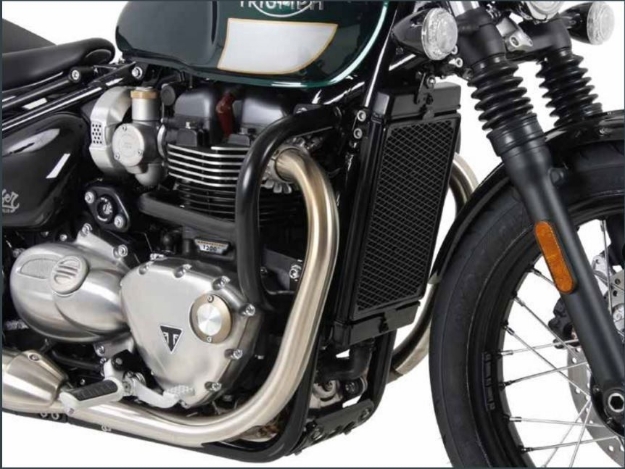 Afbeeldingen van Valbeugel zwart Hepco&Becker Triumph Bonneville Bobber '17-