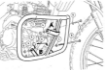 Afbeeldingen van Valbeugel zwart Hepco&Becker voor Honda XR125L '02-08