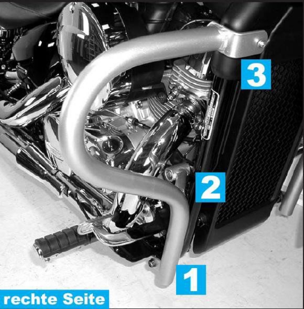 Afbeeldingen van Valbeugel chroom Hepco&Becker Honda VT750DC Shadow Spirit '07-13