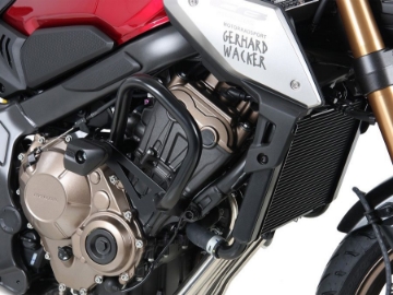 Toon details van Valbeugel incl. protection pad zwart Hepco&Becker Honda CB650R '19-20 Afbeeldingen van Valbeugel incl. protection pad zwart Hepco&Becker Honda CB650R '19-20
