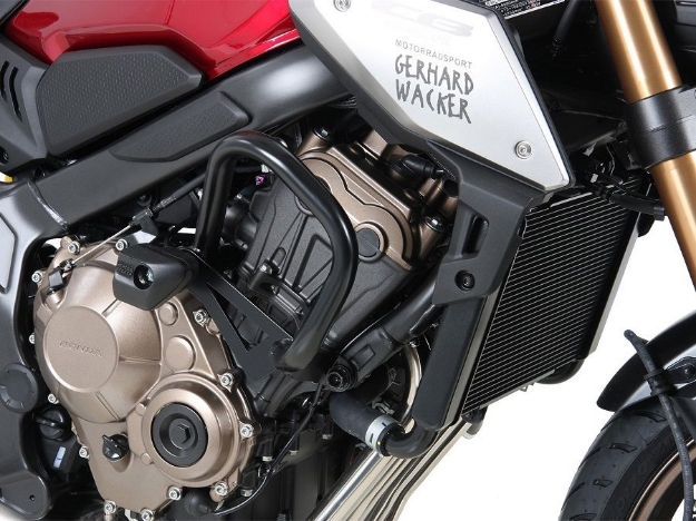 Afbeeldingen van Valbeugel incl. protection pad zwart Hepco&Becker Honda CB650R '19-20