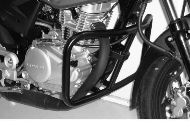 Afbeeldingen van Valbeugel zwart Hepco&Becker Honda CBF125 '09-