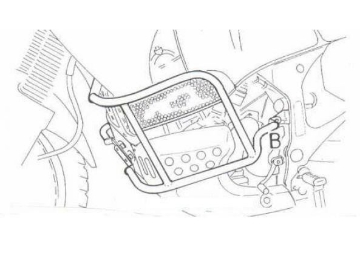 Toon details van Valbeugel zwart Hepco&Becker voor Honda XRV750 '93-03 Afbeeldingen van Valbeugel zwart Hepco&Becker voor Honda XRV750 '93-03