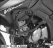 Afbeeldingen van Valbeugel zwart Hepco&Becker voor Suzuki DL650 '04-11
