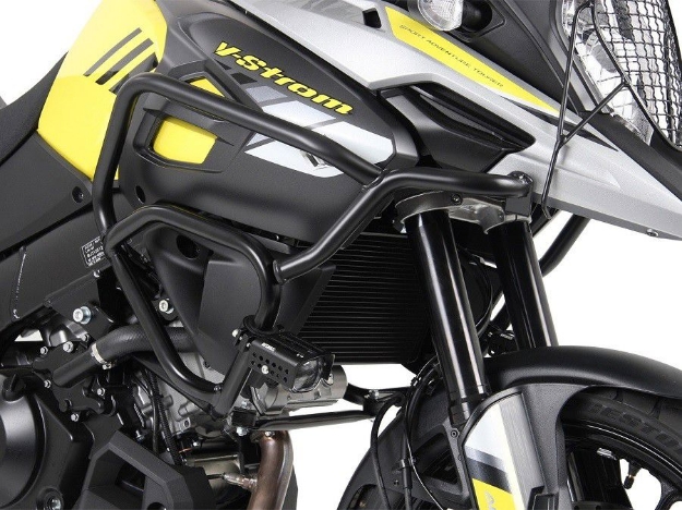 Afbeeldingen van Valbeugel (tank) zwart Hepco&Becker voor Suzuki DL1000 '17-19