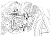 Afbeeldingen van Valbeugel zwart Hepco&Becker voor Yamaha XT660 R/X '04-16