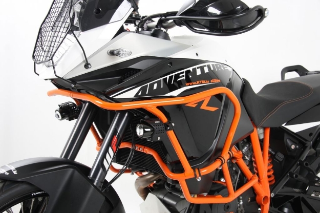 Afbeeldingen van Valbeugel boven (tank guard) oranje Hepco&Becker KTM 1190 Adventure R '13-
