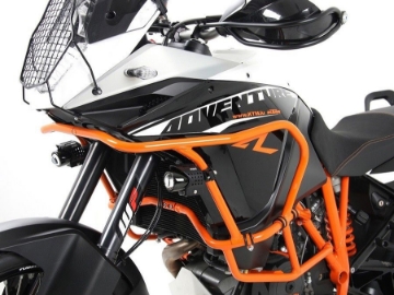 Toon details van Valbeugel boven (tank guard) oranje Hepco&Becker KTM 1090 Adventure R '17- Afbeeldingen van Valbeugel boven (tank guard) oranje Hepco&Becker KTM 1090 Adventure R '17-
